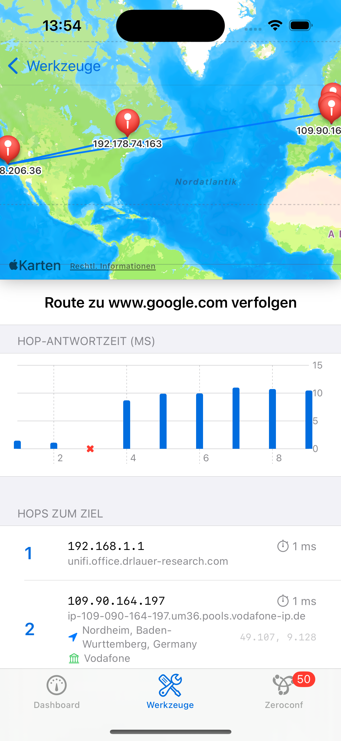 Visual Traceroute