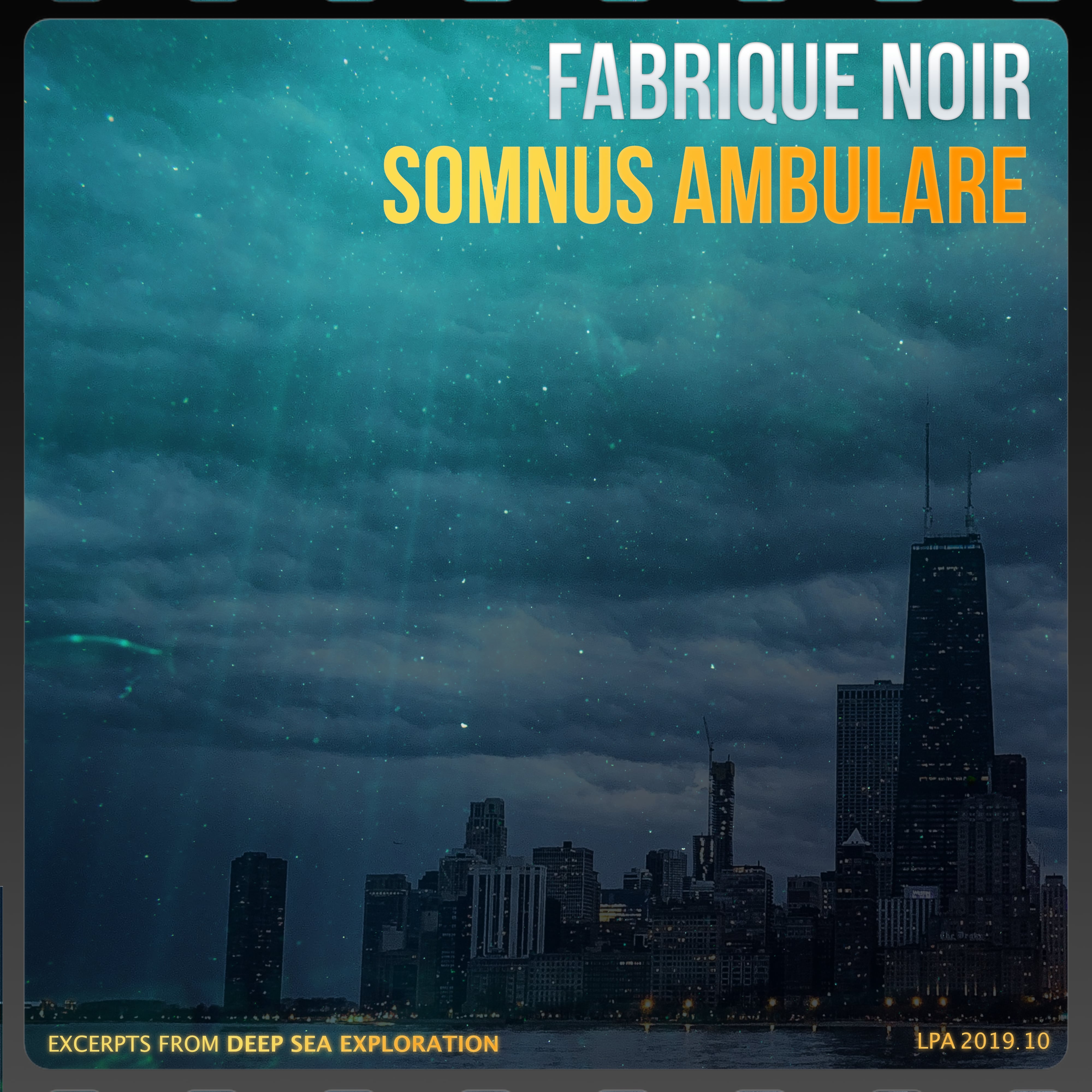 Somnus Ambulare Single Art