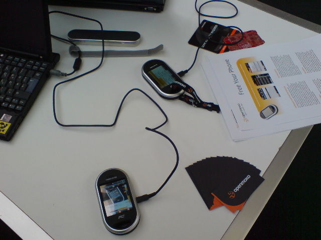 OpenMoko Booth at OpenExpo 2007