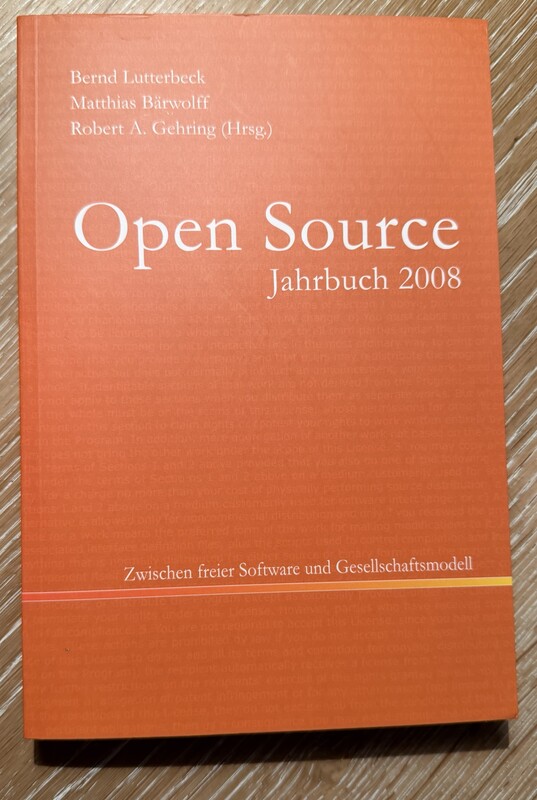 OpenSource Jahrbuch 2008